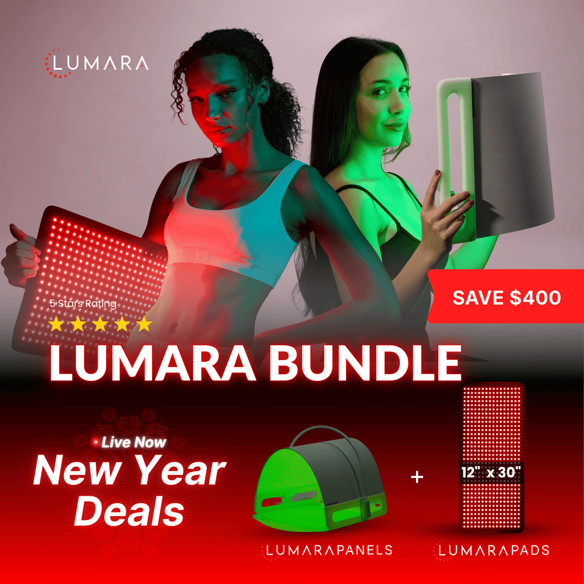 Lumara Illuminate Green V1 Green Light Therapy Panel
