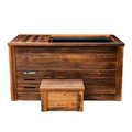 Kooru Cold Plunge Tub | Handcrafted Redwood | Shou Sugi Ban | Ozone Filtration | 1/4 HP Chiller