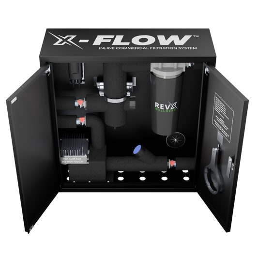 RevX X-FLOW Cold Plunge Filtration System | 200W Pump | 18W UV-C Sterilizer | 20-Micron Filter