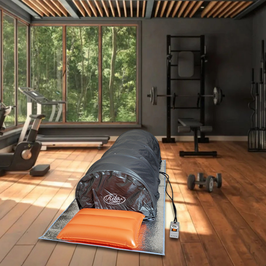 Full Body Infrared Sauna Blanket | Far Infrared with Reflective Mat | Portable Lie-Down Design