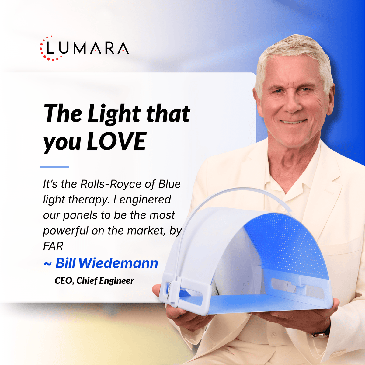 Lumara Illuminate Blue V1 Blue Light Therapy Panel