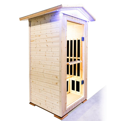 One Person Far Infrared Sauna with 6 Heating Plates