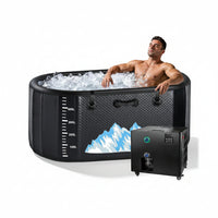 Cold Plunge Tub Built for Pro Recovery, 248 Gallon Capacity, 1 HP Chiller, WiFi Controls, Water Treatment