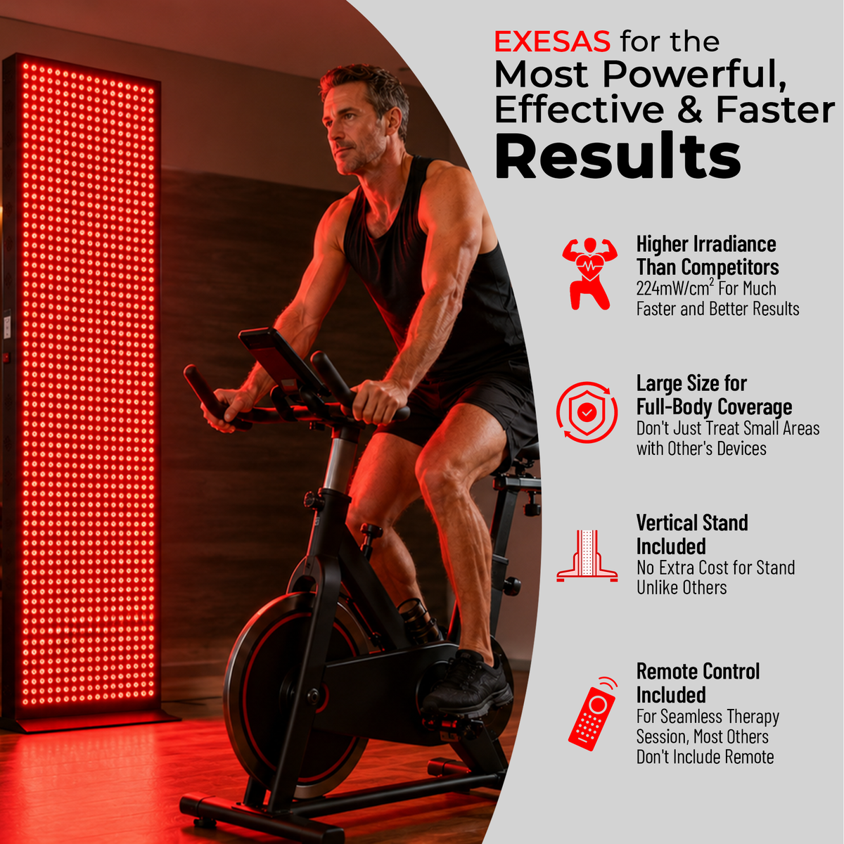 6080W Full Body Red Light Therapy Panel 4 Wavelengths