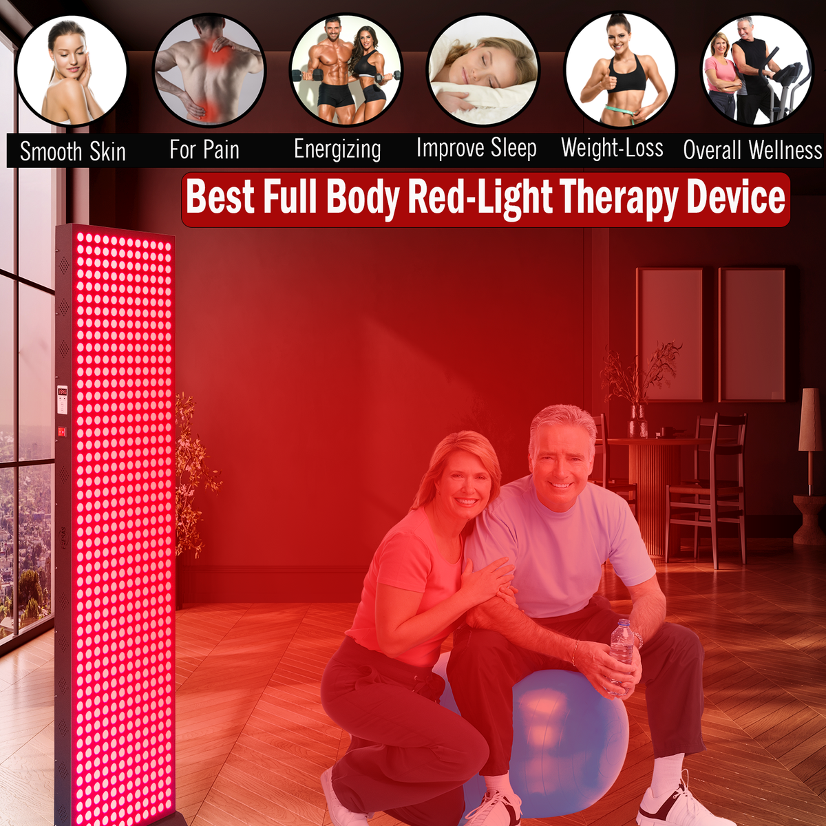 Full Body Red Light Therapy Panel 6 Wavelengths