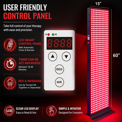 Full Body Red Light Therapy Panel 6 Wavelengths