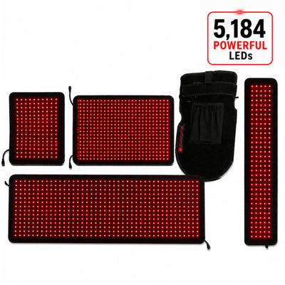 5-Piece Red Light Therapy Kit | 660nm + 850nm | Full-Body and Targeted Coverage