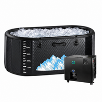 Cold Plunge Tub Built for Pro Recovery, 248 Gallon Capacity, 1 HP Chiller, WiFi Controls, Water Treatment