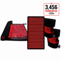 Red Light Pro Devices 4-Piece Red Light Therapy Set — Feet, Calves, and Lower Back | 660nm + 850nm | 3,456 LEDs