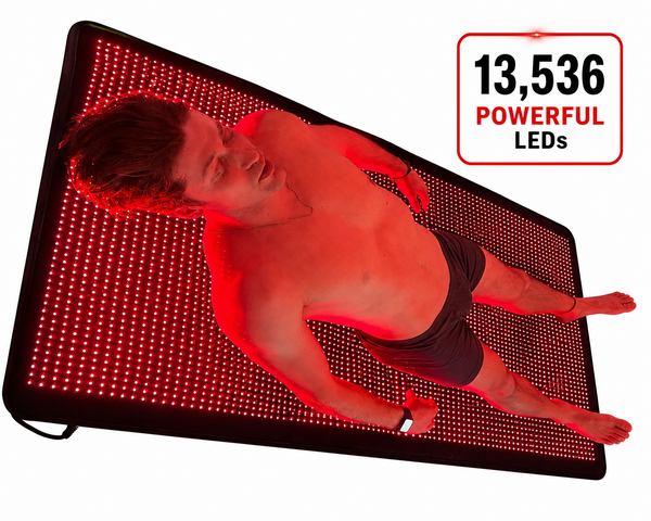 Full Body Red Light Therapy Blanket | 660nm + 850nm | 13,536 LEDs | 71" x 27.5"