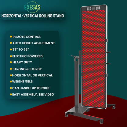 EXESAS Horizontal Vertical Red Light Panel Stand