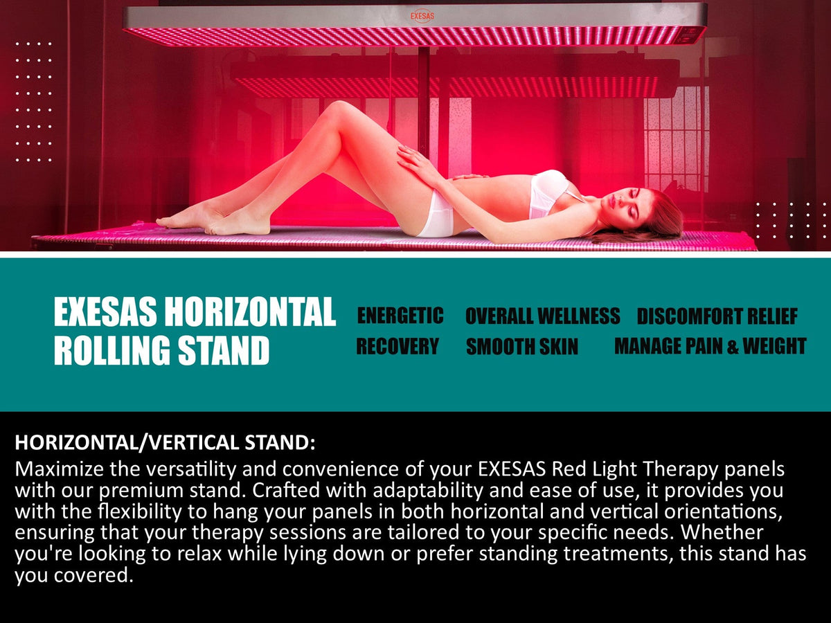 EXESAS Horizontal Vertical Red Light Panel Stand