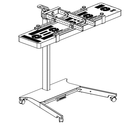 EXESAS Horizontal Vertical Red Light Panel Stand