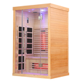 Blisspod Venetian Series 2-Person Full Spectrum Infrared Sauna | 10 Heaters | Canadian Hemlock