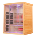 Blisspod Venetian Series 3-Person Full Spectrum Infrared Sauna | 11 Heaters | Canadian Hemlock