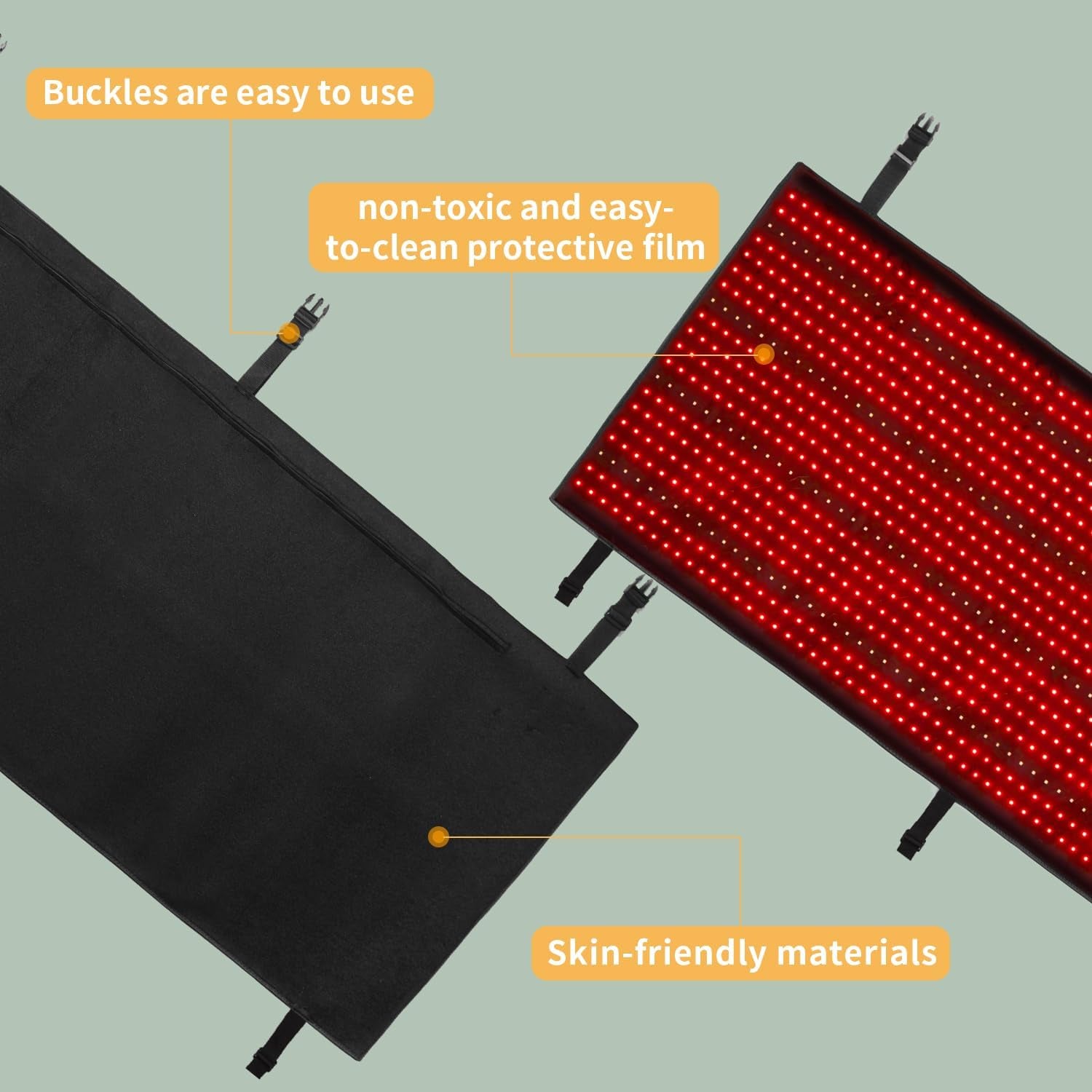 Red Light Therapy Mat Device for Full Body, near Infrared Light Therapy Blanket with Timer,Infrared Light Therapy for Body Shoulder Waist Back Knee Pain Relief