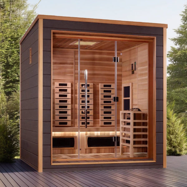 Golden Designs Visby 3 Person Hybrid Sauna