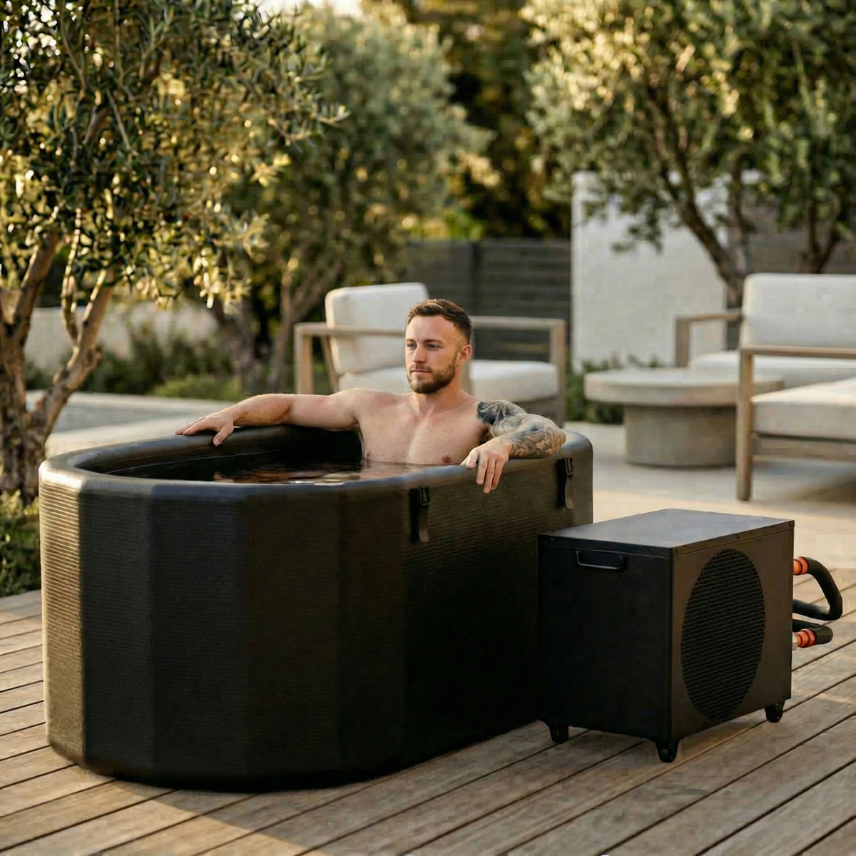 XXL Inflatable Cold Plunge Tub 216 Gallon