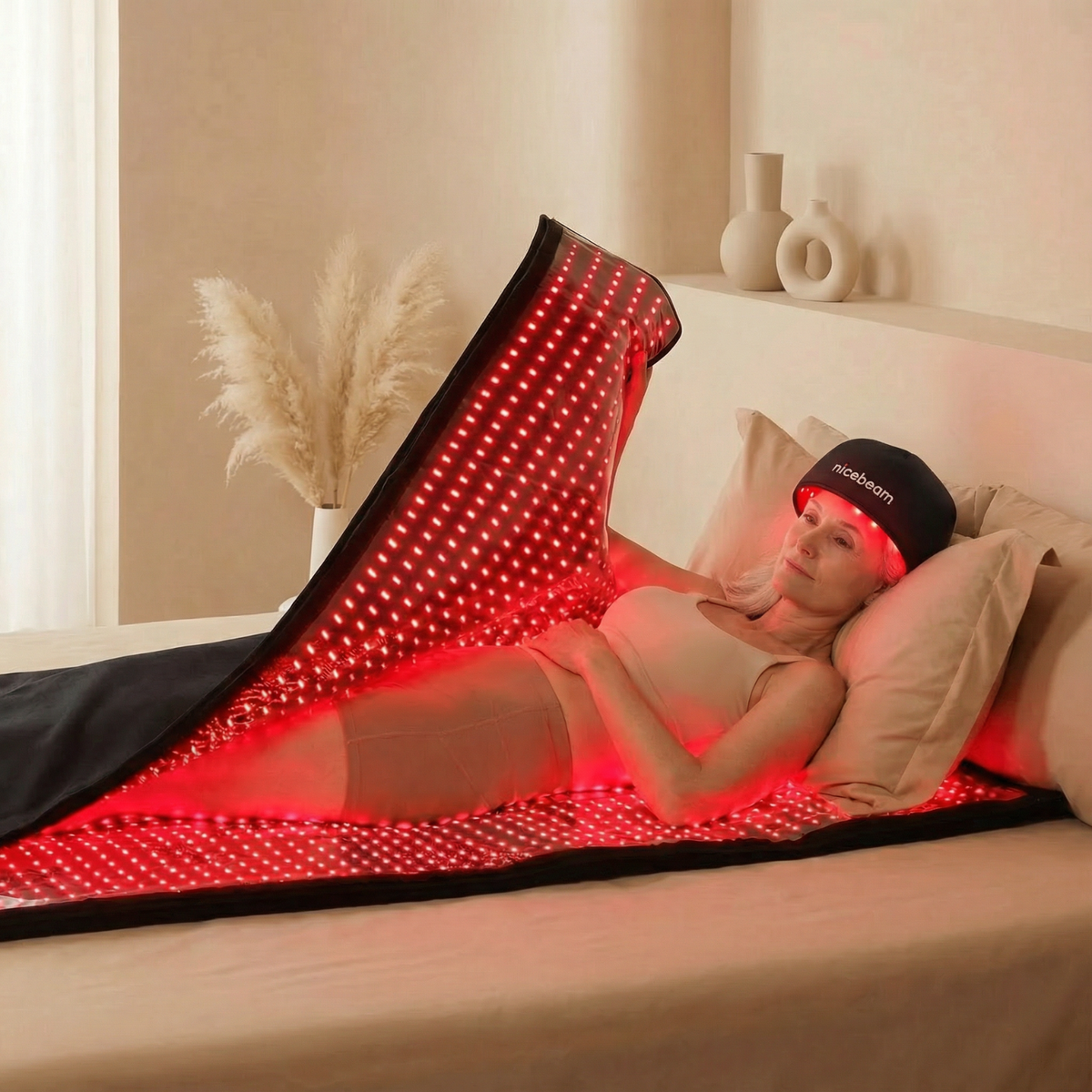 Red Light Therapy Bag and Mat Set