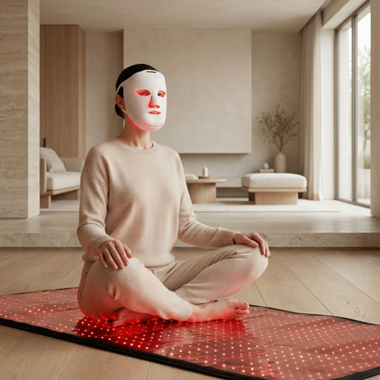 Red Light Therapy Bag and Mat Set